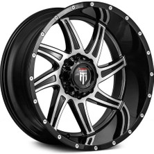 American Truxx Vortex AT-162 22X12 6X139.7 ET-44BLACK Machined