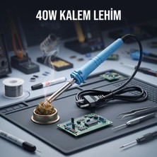 Lovesta Home 40W Kalem Lehim Makinesi - Elektrikli - Mavi Renk