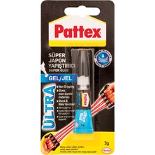 Pattex 2'li Paket Ultra Gel Süper Japon Yapıştırıcı 3 gr