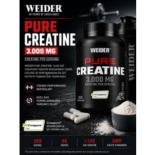 Weider Creapure Creatine Kreatin 200 Caps