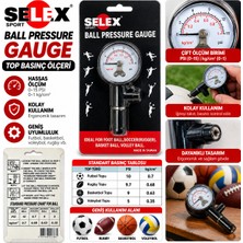 Hardwalk Selex Ball Pressure Gauge Top Basınç Ölçer – 0-15 Psı / 0-1 Kg/cm²