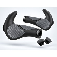 Heugers Barendli (Boynuzlu) Ergonomik E-Bike, Mtb ve Scooter Gidon Elciği (Kilitli, 22.2mm)