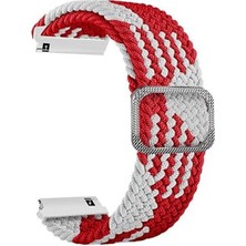 Dmay Qcy Watch Gt / Gt 2 / Gs / Gs 2 / Gts / Gtc / Qcy Active Gt / Gx Uyumlu Ayarlanır Tokalı Naylon Kordon 22