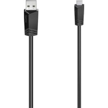 USB 2.0 A Fiş - Mini B Fiş, 1.5m Kablo