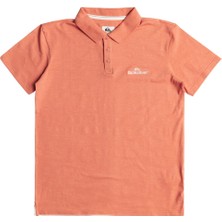 Quiksilver Baskılı Pembe Erkek Polo T-Shirt EQYKT04334_POLO Stretch