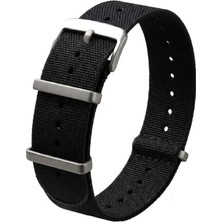 Nato Saat Kordonu - Elastik Kumaş Kayışı N39TLD - 18 mm 20 mm 22 mm Uyumlu Örme Kayış - Kadın Erkek Çok Renkli Tekstil Kordon