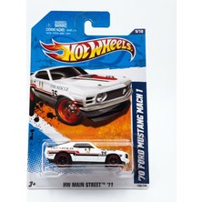 Hot Wheels '70 Ford Mustang Mach 1 - Beyaz - 2011 - V5213 (1/64)