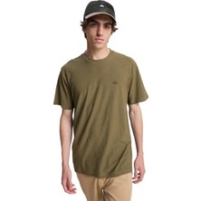 Quiksilver Slub Roundneck Erkek Tişört - Yeşil