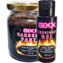 Sixx Lubricant Kayganlaştırıcı Jel 60 ml Herbal Paste Doğal Macun 240 gr