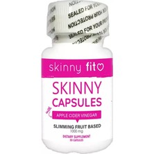 Skinny Fit 1 Tane Elma Sirkesi Ana Malzemeli Meyve Ektratlarından 30 Lu Bakım