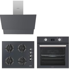 Digital Plus 15 Programlı Ankastre Set, Antrasit(Gri)