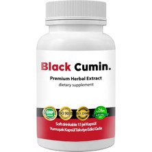 Black Cumin - Soğuk Sıkım Siyah Kimyon Tohumu Yağı Ile Nigella Sativa Tohumlu 15 Soft Jel Kapsül