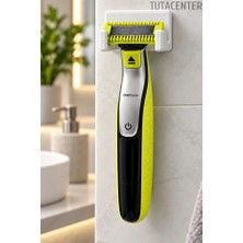 TUTACENTER Oneblade Uyumlu Duvar Askı Standı – Tıraş Makinesi Tutucu (Tüm Modellerle Uyumlu)