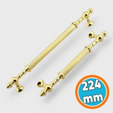 Nzb Mobilya Çekmece Mutfak Dolabı Dolap Kulpları Kulbu Kulpu Altın Gold Metal Kulp 224 Mm- 22.4 cm