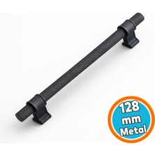 Nzb Mobilya Çekmece Mutfak Dolabı Dolap Kulpları Kulbu Kulpu Siyah Metal Kulp 128 Mm-12.8 cm