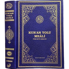 Kitap Takipçileri Kuran Yolu Meali Tam Sayfa Mealli Karşılıklı Sayfada Türkçe Arapça Kuranı Kerim Diyanet Işleri Başkanlığı Büyük Rahle Boy 20X28 cm 1250 Sayfa Sabah ve Vav