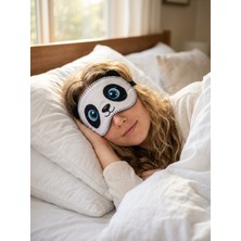 Buse Bujiteri Panda Göz Bandı Seyahat Maskesi