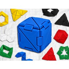 Qlayer Origami Cube – Katlanabilir Fidget Stres Küpü | Zeka ve El Becerisi Oyuncağı
