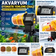 Gece Pet Shop Akvaryum Otomatik Yemleme Cihazı – LCD Ekranlı