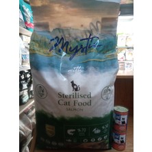 Mystic Somonlu Kısırlaştırılmış Kedi Maması 15 Kg+12 Adet 400 Gram Pawpaw Somonlu Konserve