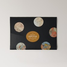 Bazen Defter Vintage Haritalar Kolaj Kiti
