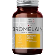 Bromelain 500 Mg | 2400 Gdu/gr Yüksek Enzim Aktivitesi | Quercetin ve Krom Pikolinat Gelişmiş Formülasyon