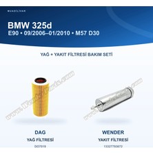 Bmw 3 (E90) Yağ+Yakıt Filtre Bakım Seti