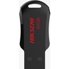 Hiksemi M200R Rnb 64 GB USB 2.0 Flash Bellek Siyah Kırmızı