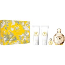 Eros Pour Femme Parfüm Seti: 100 ml Edp, 100 ml Vücut Losyonu, 100 ml Duş Jeli, 5 ml Edp