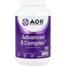 Advanced Orthomolecular Research Aor, Advanced B Complex™, 180 Capsules