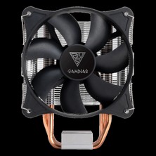 Pileli Store Gamdıas Boreas E1-410 Mono 120MM Cpu  Kule Tipi Hava Soğutma Doğrudan Temas Teknolojisine Sahip 4 Adet Gelişmiş Bakır Isı Borusu (Amd Am4 ve Intel Tüm Işlemciler Ile UYUMLU)(1923)