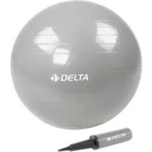 Delta 75 cm Pilates Topu Gümüş GMY476