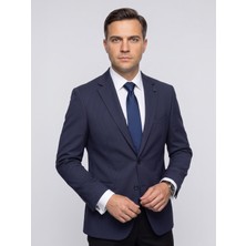 Plus Scorpion Erkek Slim Fit Ceket – Likralı Fitilli Kumaş, Çift Düğmeli Tek Yırtmaçlı Modern Tasarım