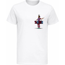 Efendioğlu Design Kısa Kollu Küçük Baskılı Mo Salah Baskılı Pamuklu Çocuk T-Shirt