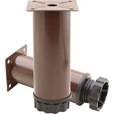 Mobilya Kanepe Baza Koltuk Metal Destek Ayağı Ayarlanabilir Kahverengi Ayak 12 cm