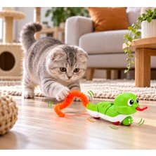 Luord-Store Kurmalı Hareketli Tekerlekli Komik Yılan Karışık Renkli 13 cm -30 cm