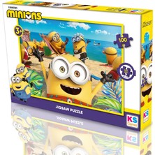 Ks Games Minions 100 Parça Çocuk Puzzle