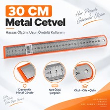 Bafix Metal Cetvel 30 cm