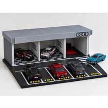 Ude Desing 3D 1:64 Ölçekli Model Araç Garajı ve Otopark – Dekoratif Mini Garaj