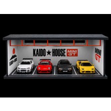 Ude Desing 3D 1:64 Ölçekli Model Araç Garajı – Mini Gt Uyumlu Dekoratif Otopark