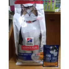 Hill's Scıence Plan 7+ Tavuklu Yaşlı Kedi Maması 3kg+10 Adet Felix Karışık Aroma Yaş Mama 85 gr