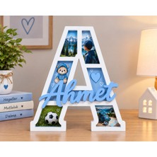 Ude Desing 3D Kişiye Özel Fotoğraflı Harf Çerçeve – Aleyna Isimli Dekoratif Fotoğraf Çerçevesi
