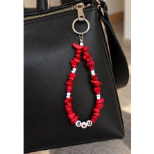 Kişiye Özel Isimli Doğal Taş Görünümlü Çanta Charmı & Anahtarlık