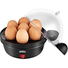 SEB-5803 Yumurta Pişirme Makinesi; 7 Yumurta Kapasiteli, Otomatik Kapanma, 350 W, Çok Renkli, Standart