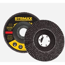 FLAP DİSK 60 KUM 115 A.OKSİT RTRMAX 5 ADET - RDF11560