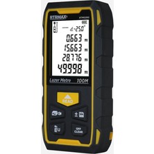 100 Mt ŞARJLI YEŞİL LAZER MESAFE ÖLÇER RTRMAX - RTM039G