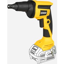 KÖMÜRSÜZ AKÜLÜ ALÇIPAN VİDALAMA 18V 6MM 2x4.0 AH AKÜ RTRMAX X-LION - RTX2026
