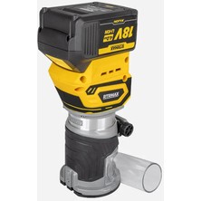 KÖMÜRSÜZ AKÜLÜ FORMİKA TRAŞLAMA EL FREZESİ 18V 4.0 AH TEK AKÜ RTRMAX X-LION - RTX2060A