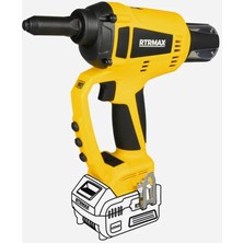KÖMÜRSÜZ AKÜLÜ PERÇİN TABANCASI 18V *AKÜSÜZ* RTRMAX X-LION - RTX2032B