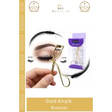 Denguva #kirpikkıvırıcı Ergonomik Tutuş Etkili Bakışlar Yaratan Dayanıklı Metal Şık Tasarım Gold Kirpik Kıvırıcı
